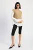 CABLE TWO FER SWEATER TOP sold by Charming Charlie