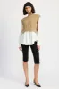 CABLE TWO FER SWEATER TOP sold by Charming Charlie