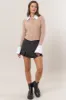 HYFVE Collared Contrast Button Down Crop Knit Cardigan sold by Charming Charlie