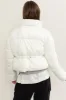 HYFVE Quilted Back Drawstring Puffer Jacket sold by Charming Charlie