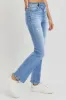 RISEN Full Size Distressed High-Rise Ankle Straight Jeans sold by Charming Charlie