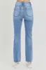 RISEN Full Size Distressed High-Rise Ankle Straight Jeans sold by Charming Charlie