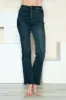 Judy Blue Full Size Button Fly Hem Destroy Straight Jeans sold by Charming Charlie