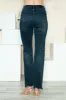 Judy Blue Full Size Button Fly Hem Destroy Straight Jeans sold by Charming Charlie