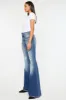 Kancan High Rise Wide Waistband Flare Jeans sold by Charming Charlie