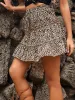Perfee Frill Tied Printed Mini Skirt sold by Charming Charlie