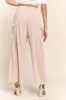 J.NNA Smocked Waist Boho Wide Leg Pants with Pockets sold by Charming Charlie