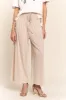 J.NNA Smocked Waist Boho Wide Leg Pants with Pockets sold by Charming Charlie
