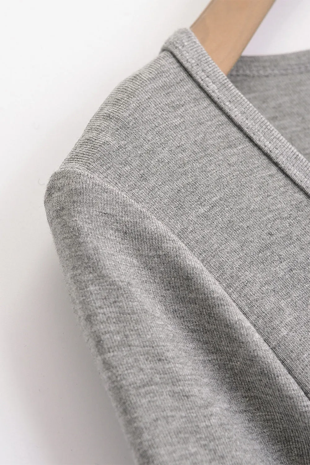 Basic Bae Tied Scoop Neck Long Sleeve Maxi Dress sold by Charming Charlie product image thumbnail 4