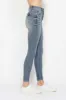 Judy Blue Full Size Tummy Control Contrast Wash Skinny Jeans sold by Charming Charlie