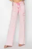 RISEN Full Size High Rise Wide Leg Cargo Pocket Jeans sold by Charming Charlie