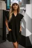 Ruffled Cap Sleeve Pocketed Mini Dress sold by Charming Charlie