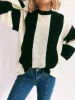 Color Block Round Neck Long Sleeve Sweater sold by Charming Charlie