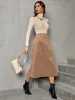 Solid High Waist Midi Skirt sold by Charming Charlie