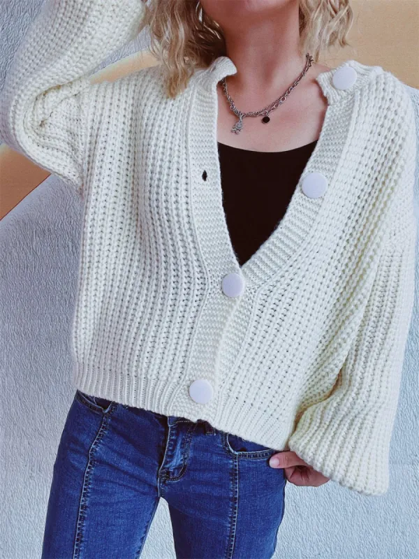 Button Up Long Sleeve Cardigan sold by Charming Charlie