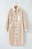 Slit Plaid Button Down Long Sleeve Coat sold by Charming Charlie