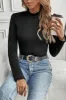 Thermal Lined Mock Neck Long Sleeve Blouse sold by Charming Charlie