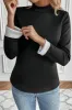 Thermal Lined Mock Neck Long Sleeve Blouse sold by Charming Charlie