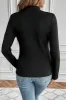 Thermal Lined Mock Neck Long Sleeve Blouse sold by Charming Charlie