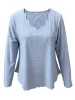 Eyelet Long Sleeve Blouse sold by Charming Charlie