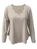 Eyelet Long Sleeve Blouse sold by Charming Charlie