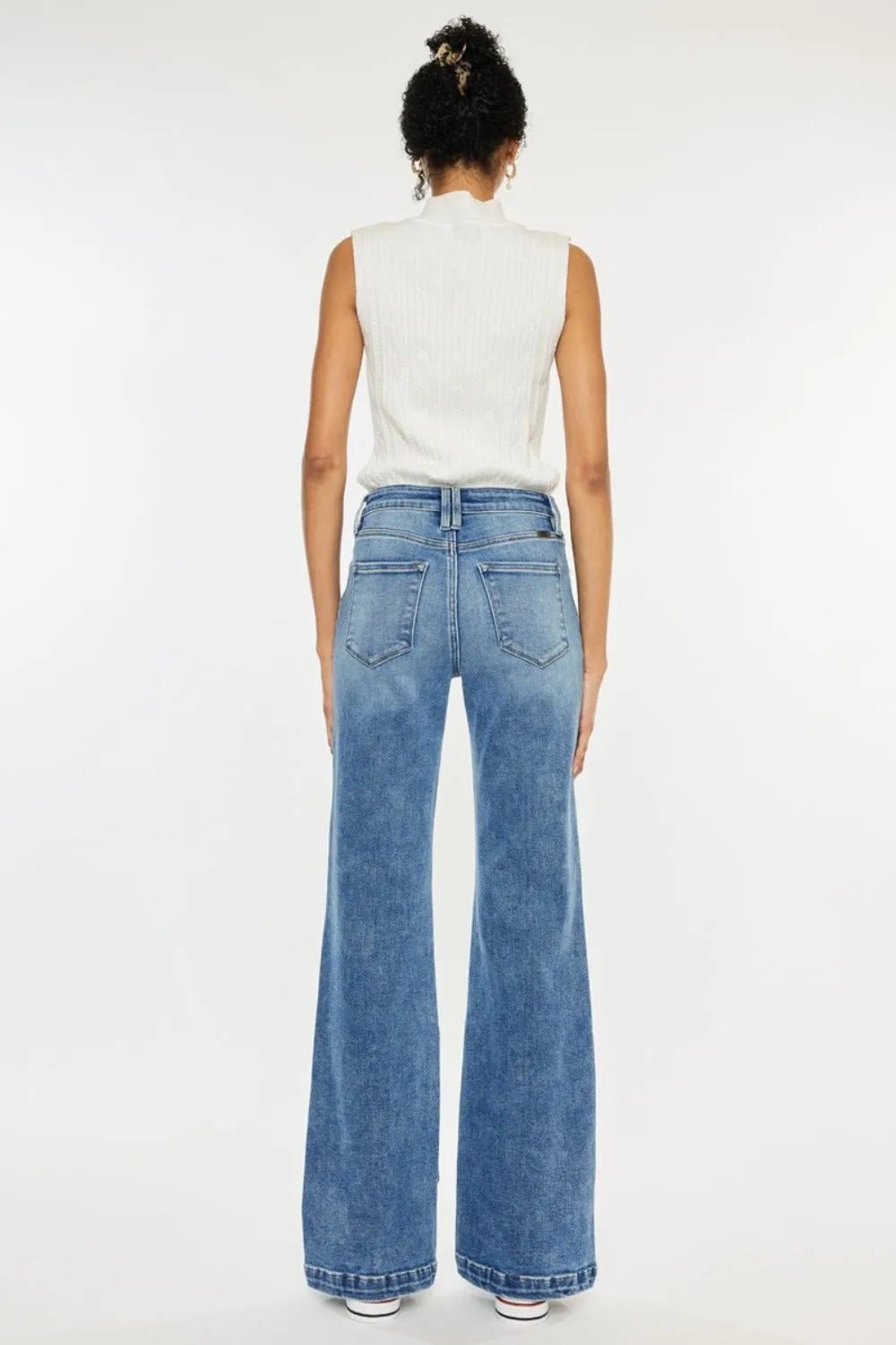 Kancan High Rise Wide Leg Jeans sold by Charming Charlie product image thumbnail 2