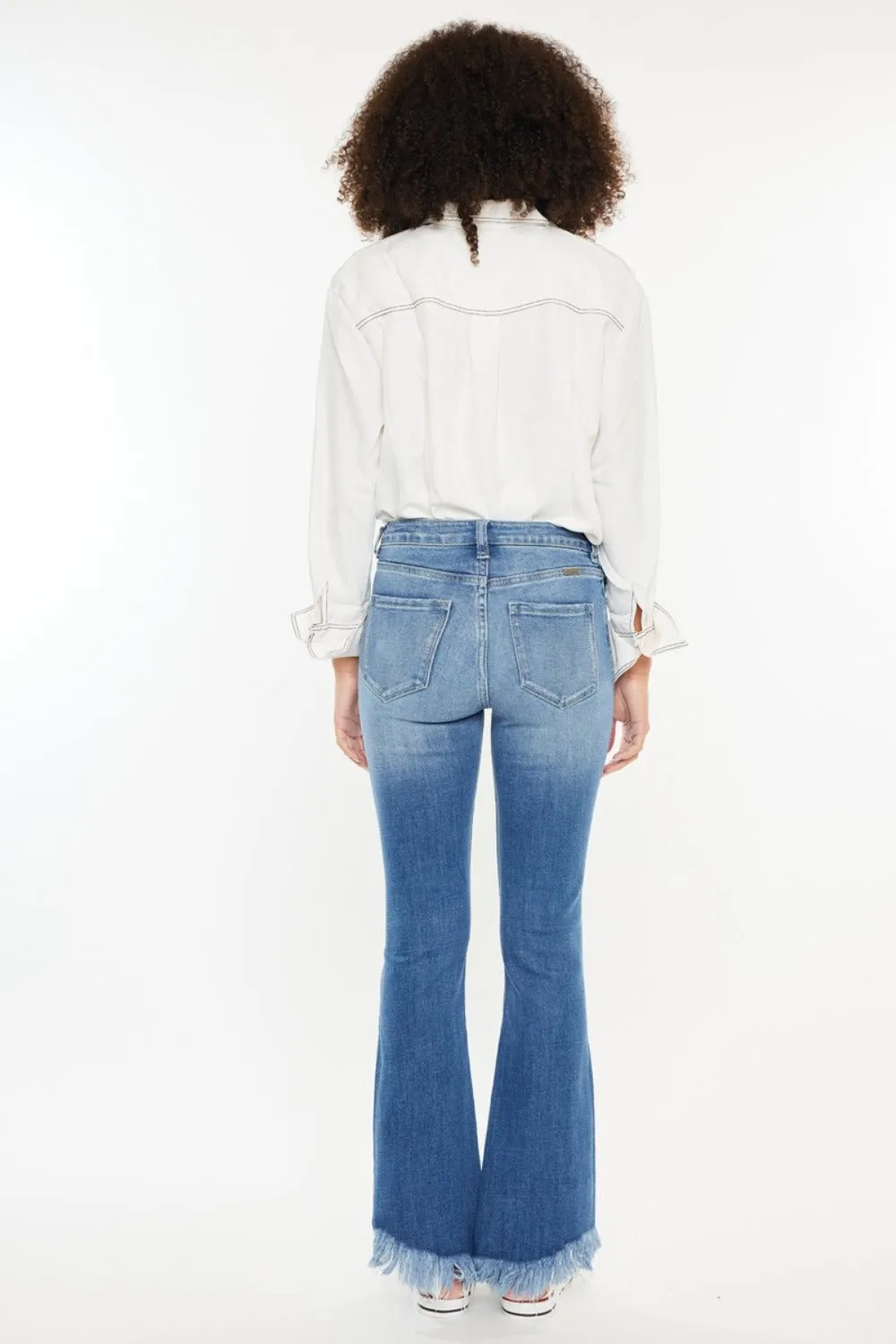 Kancan High Rise Frayed Hem Jeans sold by Charming Charlie product image thumbnail 2