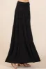 Mittoshop Tier Detail Smocked Elastic Waist Wide Leg Pants sold by Charming Charlie