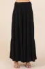 Mittoshop Tier Detail Smocked Elastic Waist Wide Leg Pants sold by Charming Charlie