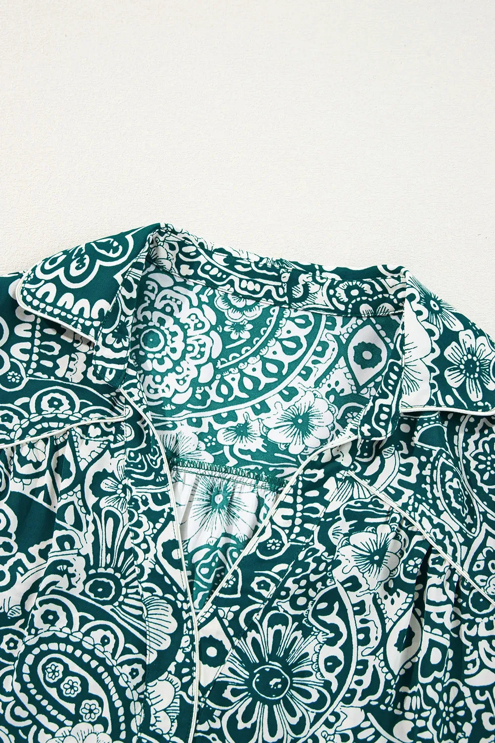 Plus Size Ruffled Printed Flounce Sleeve Dress sold by Charming Charlie product image thumbnail 4