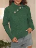 Asymmetric Collared Neck Long Sleeve Sweater sold by Charming Charlie