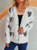 Heart Button Up Long Sleeve Cardigan sold by Charming Charlie
