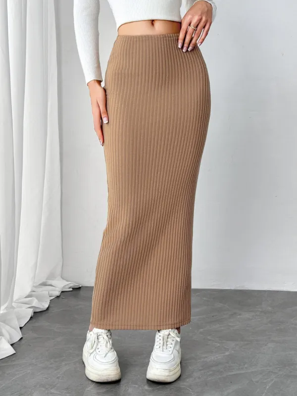 Maxi Knit Wrap Skirt sold by Charming Charlie