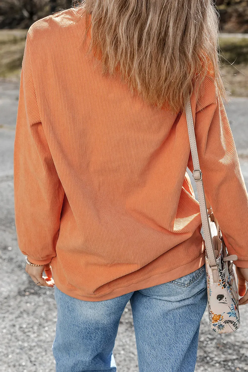 THANKFUL Round Neck Long Sleeve Sweatshirt sold by Charming Charlie product image thumbnail 3