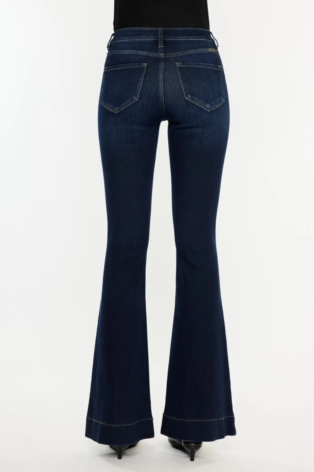 Kancan High Rise Slim Flare Jeans sold by Charming Charlie product image thumbnail 5