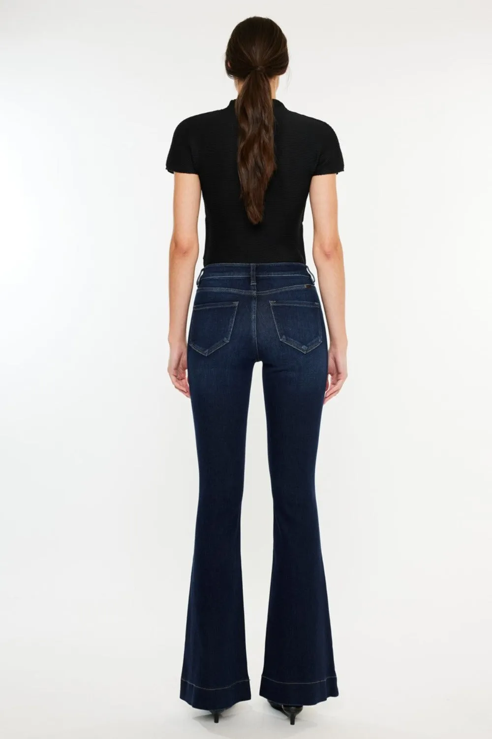 Kancan High Rise Slim Flare Jeans sold by Charming Charlie product image thumbnail 2