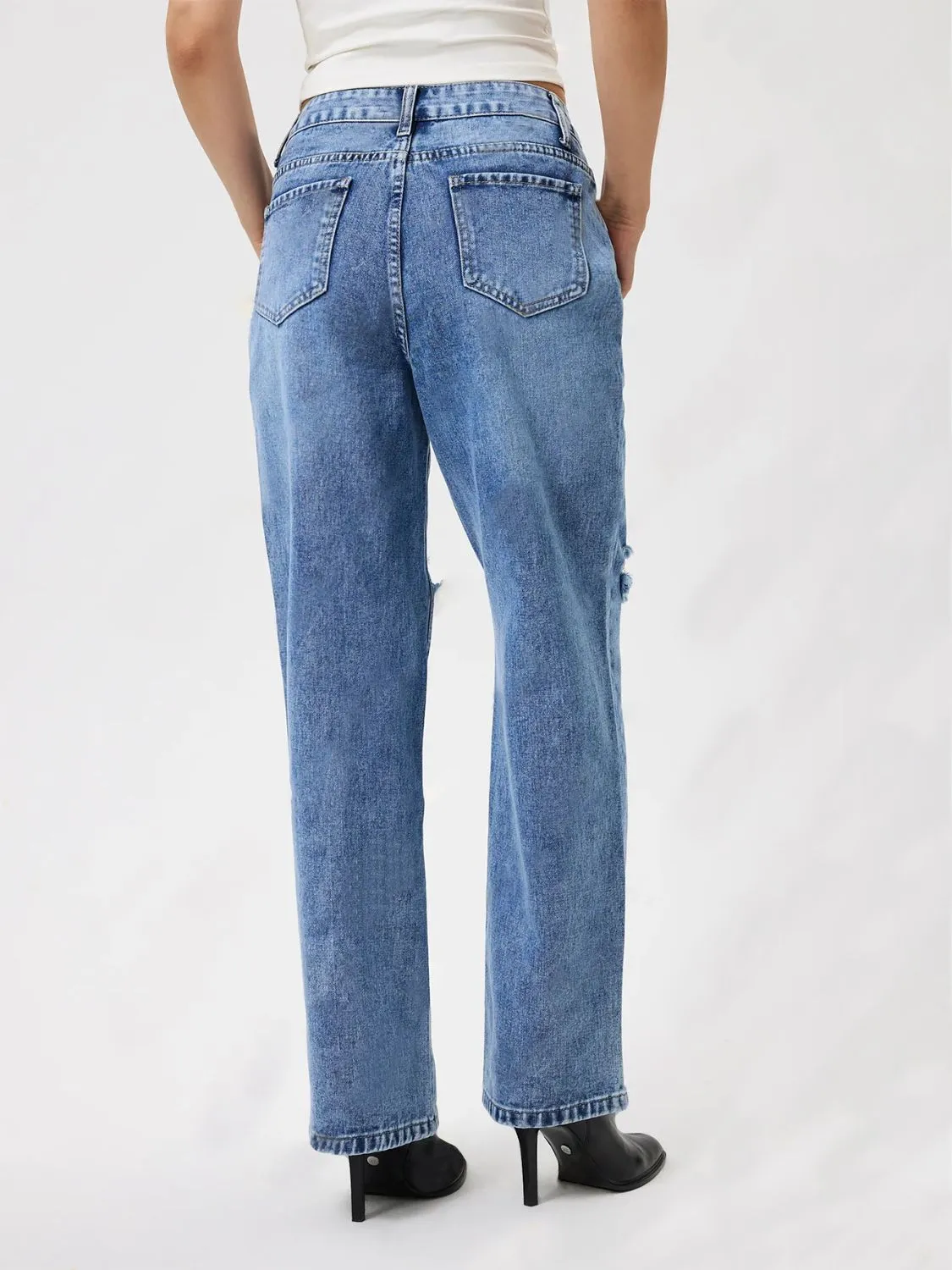 Distressed Jeans with Pockets sold by Charming Charlie product image thumbnail 2