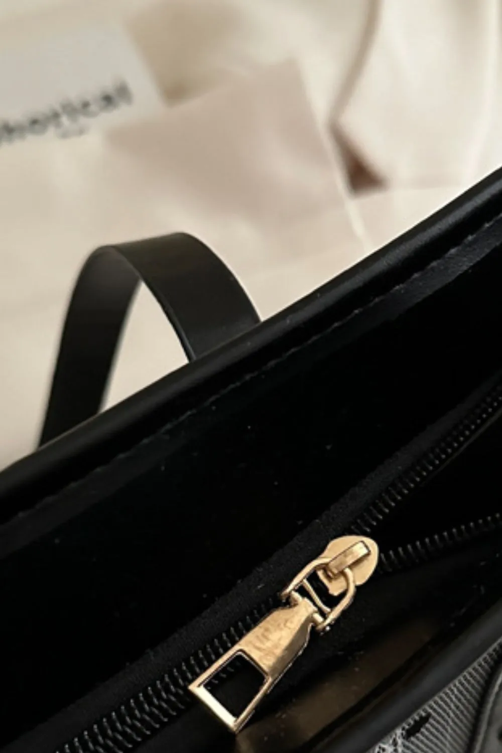 Heart Plaid PU Leather Strap Tote Bag sold by Charming Charlie product image thumbnail 3