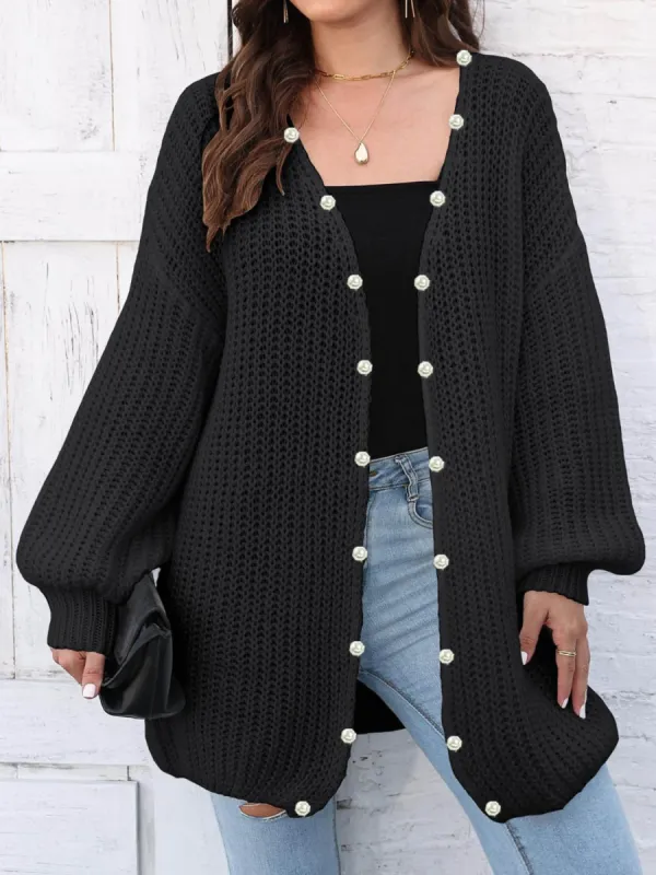 Open Front Long Sleeve Cardigan sold by Charming Charlie