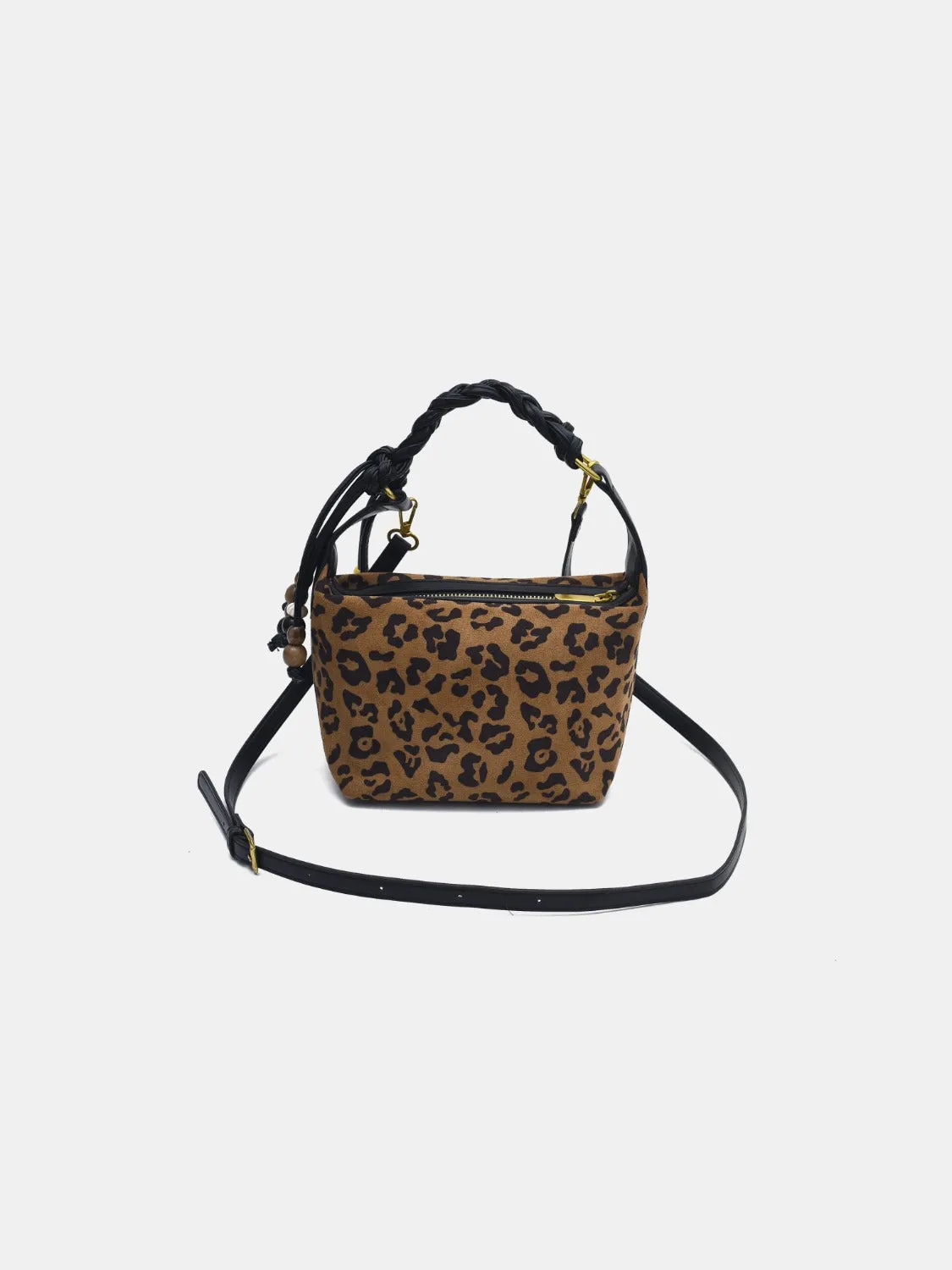 Suede Adjustable Strap Shoulder Bag sold by Charming Charlie product image thumbnail 3