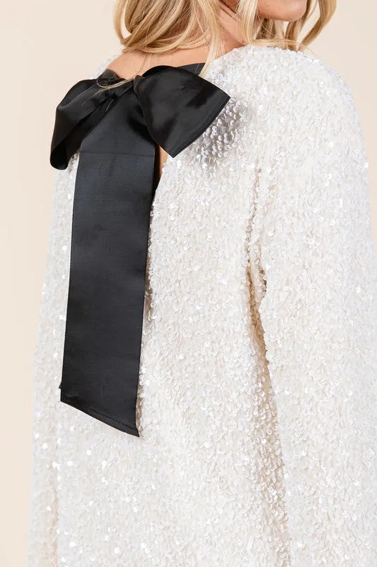 Sequin Cocktail Mini Dress sold by Charming Charlie product image thumbnail 4