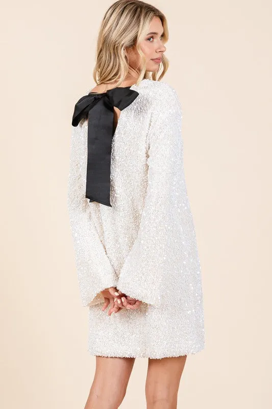 Sequin Cocktail Mini Dress sold by Charming Charlie product image thumbnail 3