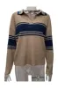 Ribbed polo sweater sold by Charming Charlie