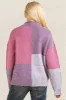 VERY J Color Block Mock Neck Drop Shoulder Sweater sold by Charming Charlie