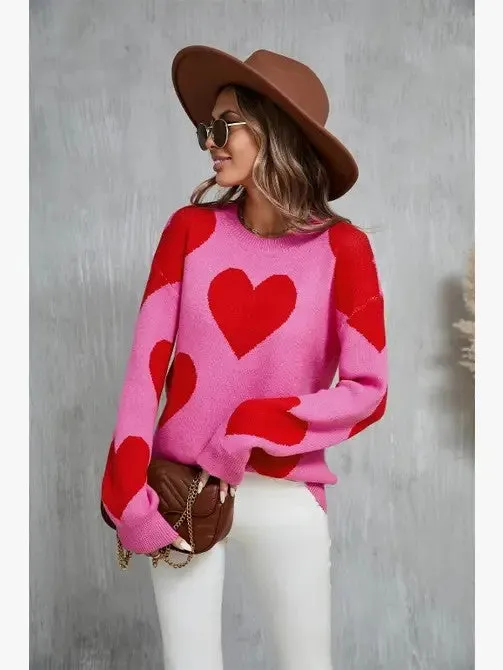 Heart Knit Sweater sold by Charming Charlie