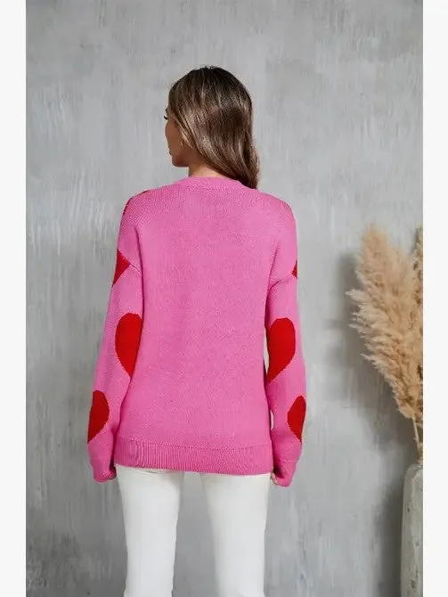 Heart Knit Sweater sold by Charming Charlie product image thumbnail 2
