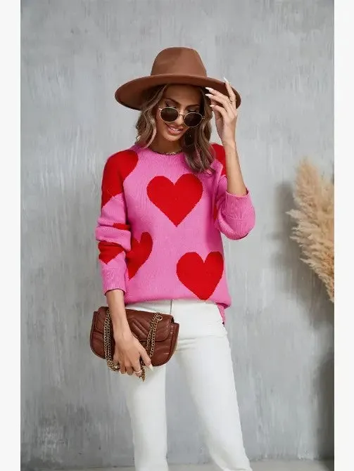 Heart Knit Sweater sold by Charming Charlie product image thumbnail 4