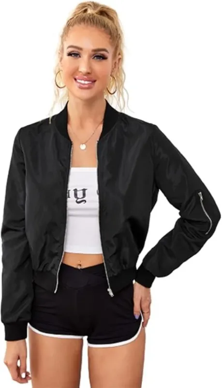 Women Bomber Jacket sold by Charming Charlie