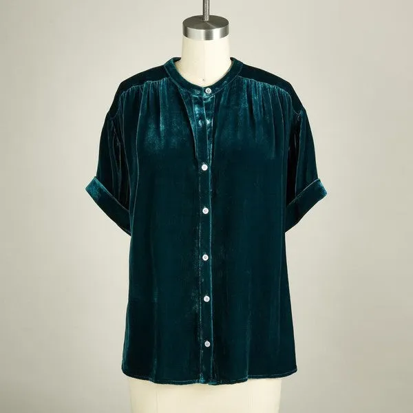 Velvet V-Neck Top sold by Charming Charlie product image thumbnail 4