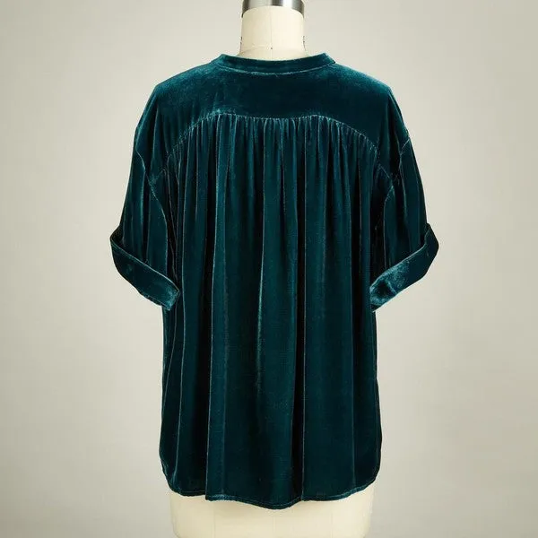 Velvet V-Neck Top sold by Charming Charlie product image thumbnail 5